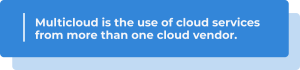 This image shows the multicloud definition. 