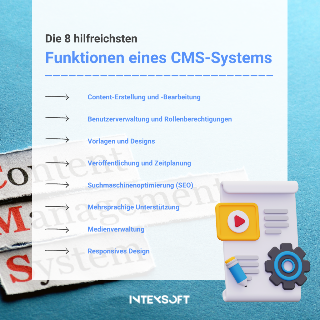 Die 8 hilfreichsten Funktionen eines CMS-Systems